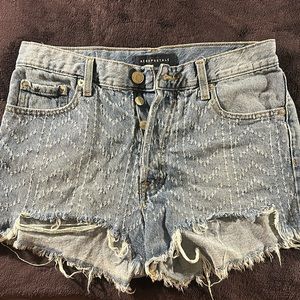 Dark wash, Aeropostale jean shorts